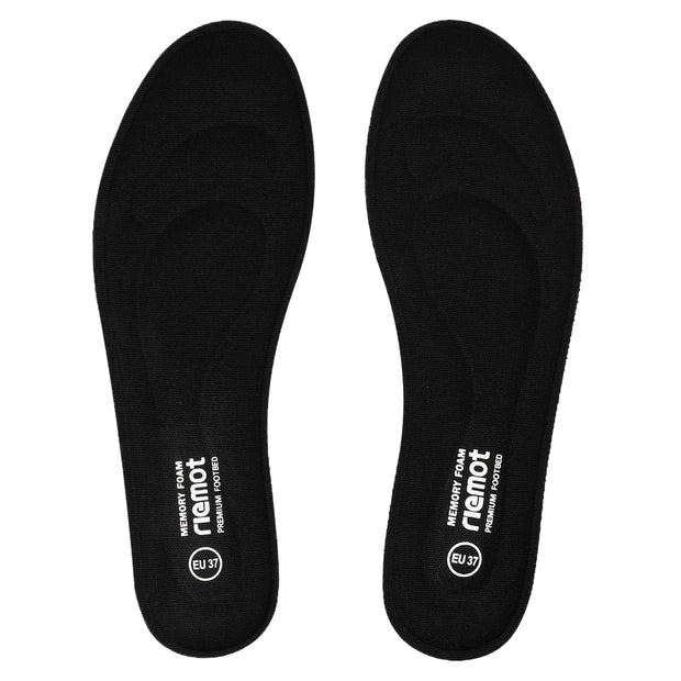 riemot 2 Pairs Memory Foam Insoles for Women Replacement Shoe Inserts for Work Boot,Sneaker,Comfort Cushion Shoe Insoles,Breathable Inner Soles Shock Absorbing for Foot Pain Relief