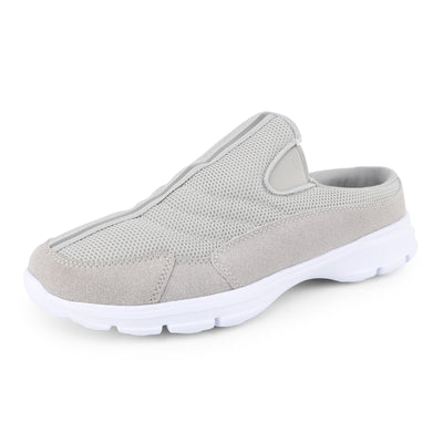 riemot Mules for Men Women Slip On Shoes Casual Open Back Loafers Indoor Outdoor House Slippers Comfort Closed Toe Clogs Lightweight Sneakers Non Slip Walking Shoe