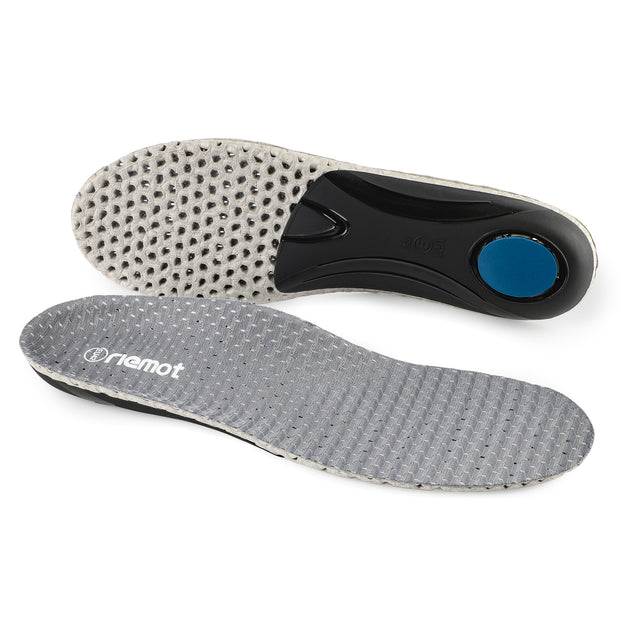 riemot Heavy Duty Orthotics Inserts for Women 220+ lbs Plantar Fasciitis Relief Insoles Breathable High Arch Support Flat Feet Inserts Work Boot Insoles for Standing All Day