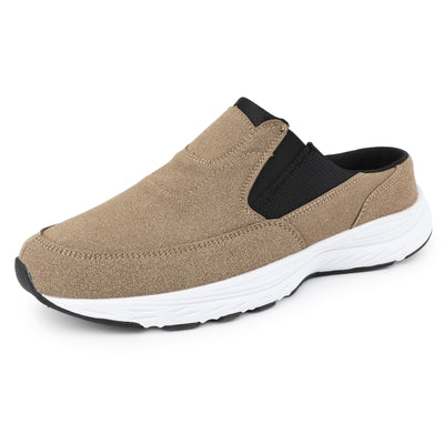 riemot Mules for Men Slip On Shoes Casual Open Back Loafers Indoor Outdoor House Slippers Comfort Closed Toe Clogs