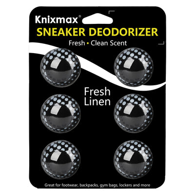 Knixmax Sneaker Deodorizer Shoe Freshener Balls, Gym Bags Lockers Car Air Fresheners, Boot Deodorant Balls Odor Eater Shoe Deodorizers