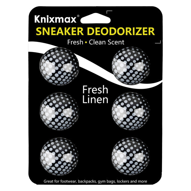 Knixmax Sneaker Deodorizer Shoe Freshener Balls, Gym Bags Lockers Car Air Fresheners, Boot Deodorant Balls