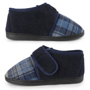 riemot Mens Slippers Diabetic Swollen Feet Edema Arthritis House Warm Slippers,Adjustable Wide Non-slip Comfortable Soft Indoor Outdoor Memory Foam Insoles Low Top Boots Shoes