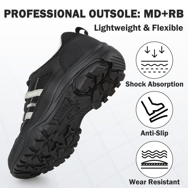 Knixmax Womens Hiking Shoes Lightweight Non-Slip Climbing Trekking Sneakers for Woman Camping Backpacking Shoe Summer Hiker Shoes