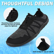riemot Water Shoes Quick Drying Sports Aqua Lightweight Non-Slip Breathable Shoes for Outdoor Workout Athletic Swim Beach Barefoot for Men Women