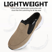 riemot Mules for Men Slip On Shoes Casual Open Back Loafers Indoor Outdoor House Slippers Comfort Closed Toe Clogs