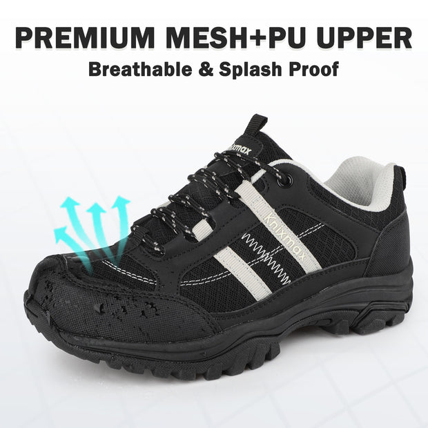 Knixmax Womens Hiking Shoes Lightweight Non-Slip Climbing Trekking Sneakers for Woman Camping Backpacking Shoe Summer Hiker Shoes
