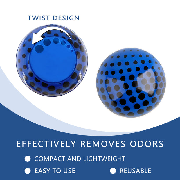 Knixmax Sneaker Deodorizer Shoe Freshener Balls, Gym Bags Lockers Car Air Fresheners, Boot Deodorant Balls