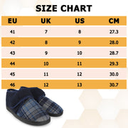 riemot Mens Slippers Diabetic Swollen Feet Edema Arthritis House Warm Slippers,Adjustable Wide Non-slip Comfortable Soft Indoor Outdoor Memory Foam Insoles Low Top Boots Shoes