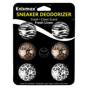 Knixmax Sneaker Deodorizer Shoe Freshener Balls, Gym Bags Lockers Car Air Fresheners, Boot Deodorant Balls