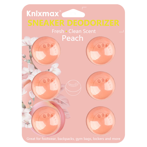 Knixmax Sneaker Deodorizer Shoe Freshener Balls, Gym Bags Lockers Car Air Fresheners, Boot Deodorant Balls Odor Eater Shoe Deodorizers