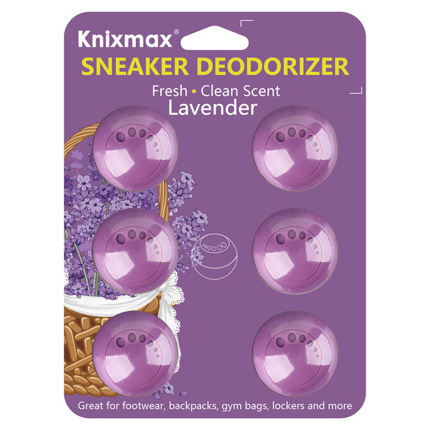 Knixmax Sneaker Deodorizer Shoe Freshener Balls, Gym Bags Lockers Car Air Fresheners, Boot Deodorant Balls