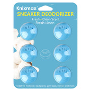 Knixmax Sneaker Deodorizer Shoe Freshener Balls, Gym Bags Lockers Car Air Fresheners, Boot Deodorant Balls