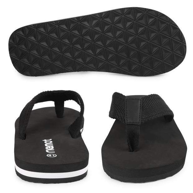 riemot Men's Flip Flops Arch Support Thong Sandals Cushioned Summer Slippers for Beach Swimming Pool Travel Comfortable Shower Shoes Size 8-14