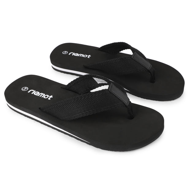 riemot Men's Flip Flops Arch Support Thong Sandals Cushioned Summer Slippers for Beach Swimming Pool Travel Comfortable Shower Shoes Size 8-14