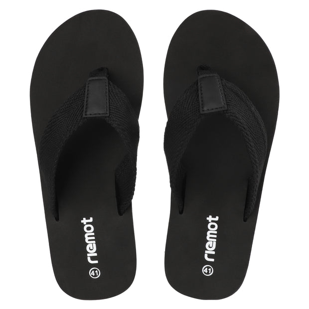 riemot Men's Flip Flops Arch Support Thong Sandals Cushioned Summer Slippers for Beach Swimming Pool Travel Comfortable Shower Shoes Size 8-14