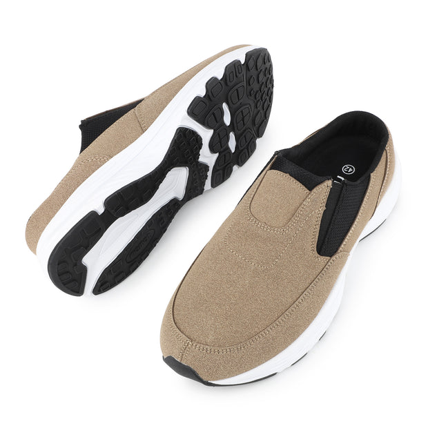 riemot Mules for Men Slip On Shoes Casual Open Back Loafers Indoor Outdoor House Slippers Comfort Closed Toe Clogs