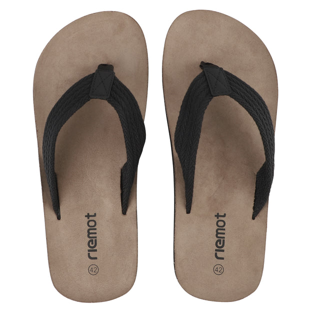 riemot Mens Flip-Flops Classical Thongs Sandals Comfort 3 Point Flip Flop Lightweight Slippers For Beach