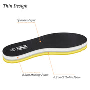 riemot Memory Foam Insoles for Women Men Super Soft Replacement Innersoles for Slippers Sneakers Running Shoes Boots Liners Comfort Cushioning Shoe Insert