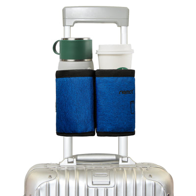 Riemot Luggage Travel Cup Caddy Perfect Gifts for Frequent Travelers(Blue)