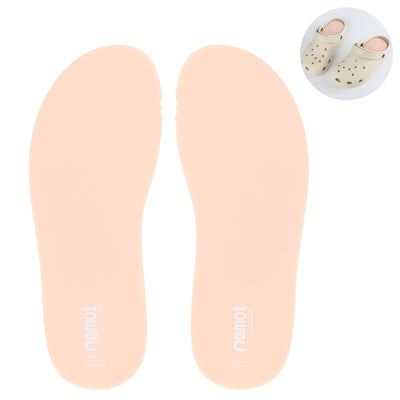 riemot 2 Pairs Memory Foam Insoles for Crocs Clogs Garden Shoes,Wide Thin Replacement Shoe Inserts for Nurse Shoes