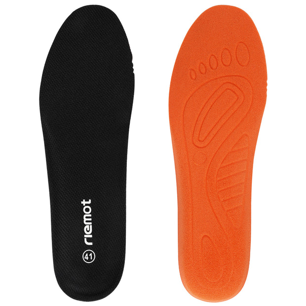 riemot Men/Women Soft and Comfortable Memory Foam Insoles,Replacement Shoe Inserts for Sports Shoes,Walking Shoes,Cushioning Insole,Breathable Sole Inserts