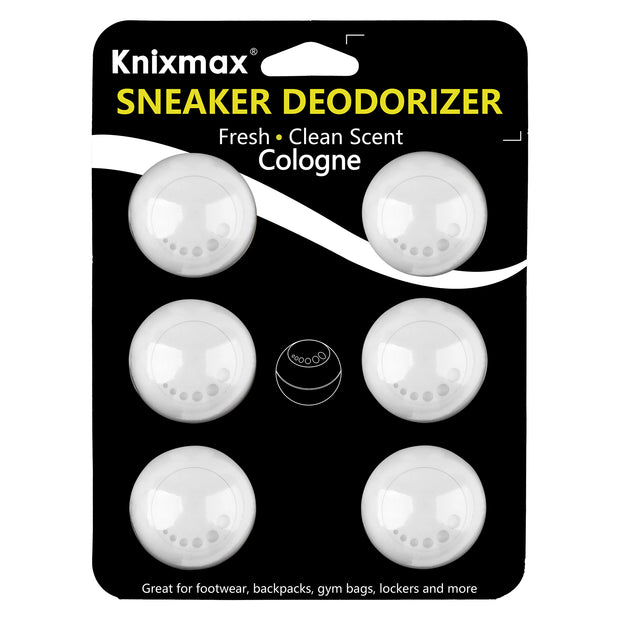 Knixmax Sneaker Deodorizer Shoe Freshener Balls, Gym Bags Lockers Car Air Fresheners, Boot Deodorant Balls Odor Eater Shoe Deodorizers