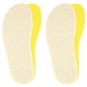 riemot 2 Pairs Memory Foam Wool Insoles for Crocs Clogs,Garden,Nurse,Chef,Wide Toe Box Shoes - Warm Replacement Thin Inserts for Women/Men