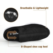 Men's Slip-On Mules | Indoor/Outdoor All Seasons Wide Slippers | Open Back Sneakers & House Shoes | Comfortable Closed-Toe Garden Clogs | Lightweight Breathable Walking Casual Loafers