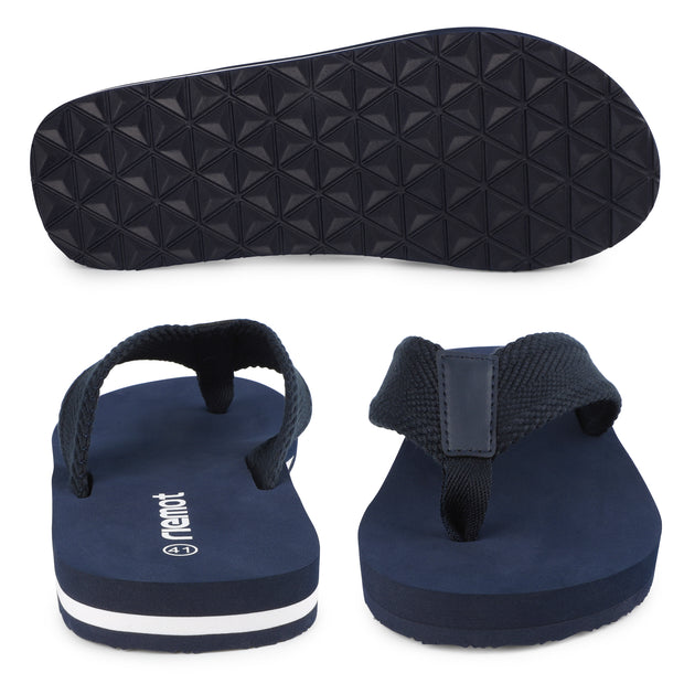 riemot Men's Flip Flops Arch Support Thong Sandals Cushioned Summer Slippers for Beach Swimming Pool Travel Comfortable Shower Shoes Size 8-14