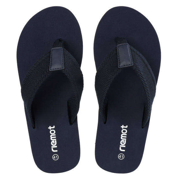 riemot Men's Flip Flops Arch Support Thong Sandals Cushioned Summer Slippers for Beach Swimming Pool Travel Comfortable Shower Shoes Size 8-14