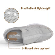 Men's Slip-On Mules | Indoor/Outdoor All Seasons Wide Slippers | Open Back Sneakers & House Shoes | Comfortable Closed-Toe Garden Clogs | Lightweight Breathable Walking Casual Loafers