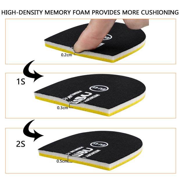 riemot Memory Foam Insoles for Women Men Super Soft Replacement Innersoles for Slippers Sneakers Running Shoes Boots Liners Comfort Cushioning Shoe Insert