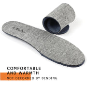 Thick Merino Wool Insoles for Women Fur Fleece Shoes Inserts Memory Foam Cushion Comfort Warm Sheepskin Insoles