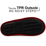 riemot Womens Mens Memory Foam Slippers, Warm Fluffy House Shoes & Cushioned Home Shoe Without Fur, Comfortable Anti Slip Indoor Bedroom Travel Slipper