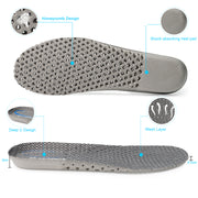 riemot Men's Shoe Insoles Breathable Honeycomb Sport Shoe Insoles Cushioning Shoe Inserts Replacement Innersoles for Water Shoes Sneakers Work Shoes