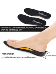 Cushioned Sports Insoles for Men Women Replacement Shoe Inserts for Plantar Fasciitis Flat Feet Comfort Sneakers Running Shoes Sole Insert