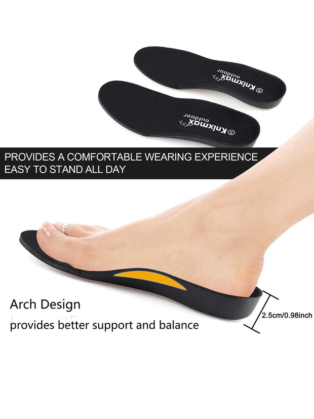 Cushioned Sports Insoles for Men Women Replacement Shoe Inserts for Plantar Fasciitis Flat Feet Comfort Sneakers Running Shoes Sole Insert