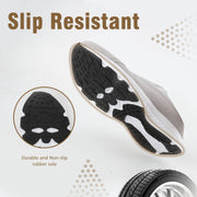 Men's Slip-On Mules | Indoor/Outdoor All Seasons Wide Slippers | Open Back Sneakers & House Shoes | Comfortable Closed-Toe Garden Clogs | Lightweight Breathable Walking Casual Loafers