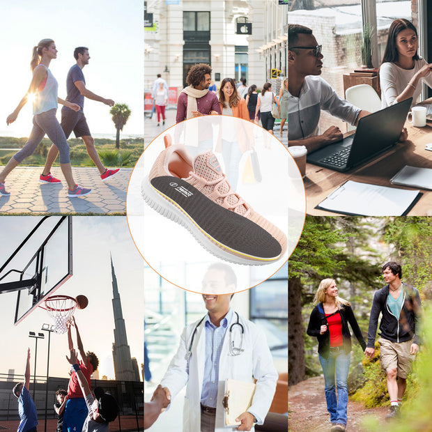 riemot Memory Foam Insoles for Women Men Super Soft Replacement Innersoles for Slippers Sneakers Running Shoes Boots Liners Comfort Cushioning Shoe Insert