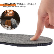 Thick Merino Wool Insoles for Women Fur Fleece Shoes Inserts Memory Foam Cushion Comfort Warm Sheepskin Insoles