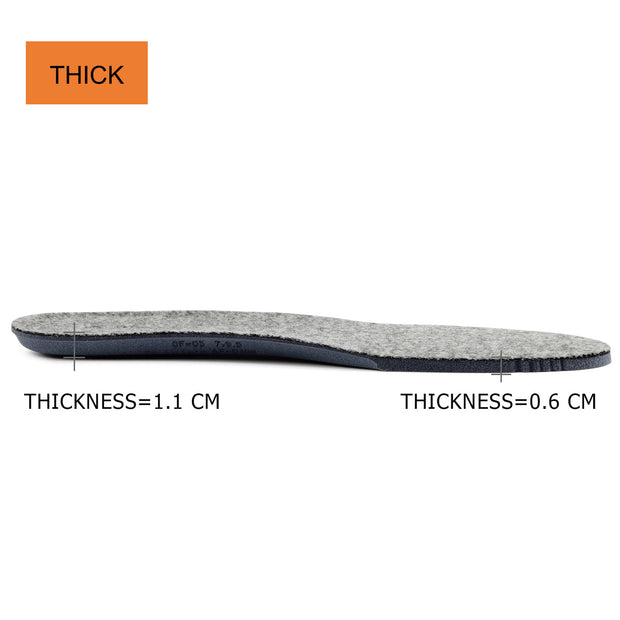 Thick Merino Wool Insoles for Women Fur Fleece Shoes Inserts Memory Foam Cushion Comfort Warm Sheepskin Insoles