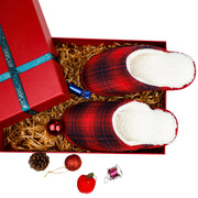 riemot Womens Mens Memory Foam Slippers, Warm Fluffy House Shoes & Cushioned Home Shoe Without Fur, Comfortable Anti Slip Indoor Bedroom Travel Slipper