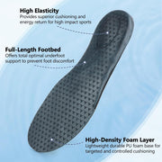 riemot Terry Cloth Sockless Insoles for Men Arch Support Barefoot Shoe Inserts with Cushioning for Running,Work–Breathable,Absorbs Moisture &amp; Plantar Fasciitis