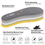 riemot 2 Pairs Memory Foam Insoles for Women Replacement Shoe Inserts for Work Boot,Sneaker,Comfort Cushion Shoe Insoles,Breathable Inner Soles Shock Absorbing for Foot Pain Relief