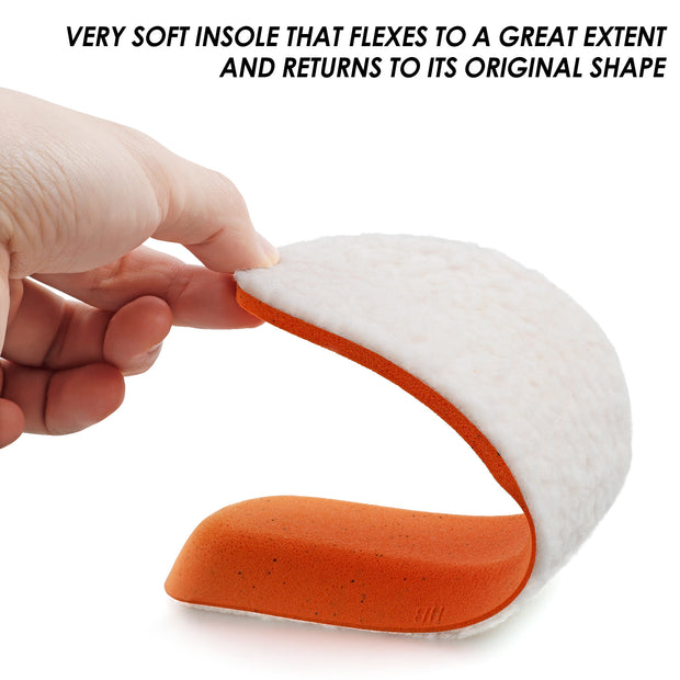 Warm Wool Insoles for Women Cushion Thermal Winter Inserts for Boots Shoes Replacement Soft Lambswool Inner Sole Comfort Sheepskin Fleece Liners