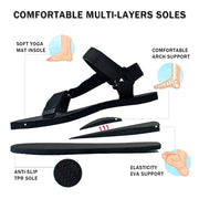 riemot Women's Men's Sport Hiking Sandals with Arch Support Adjustable Quick Dry Beach Water Sandal Open Toe Outdoor