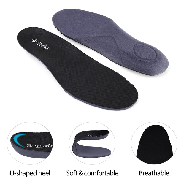 Insoles for Womens Memory Foam Shoe Inserts,Replacement Insoles for Work Boot Running Shoes-Shock Absorption and Cushion for Feet Relief