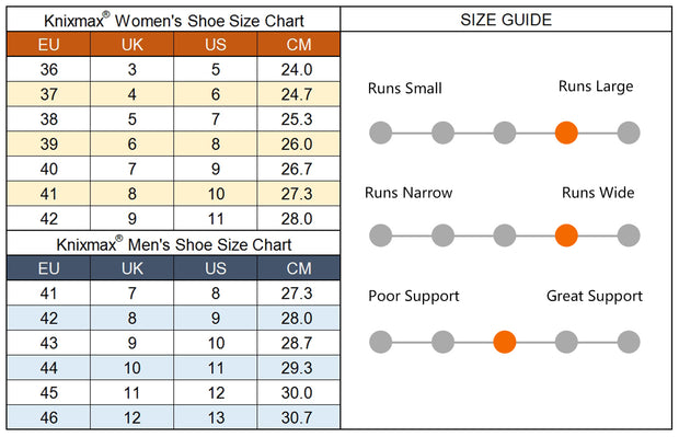 Knixmax Women's Hiking Shoes Climbing Trekking Sneakers Outdoor Trainers Orange