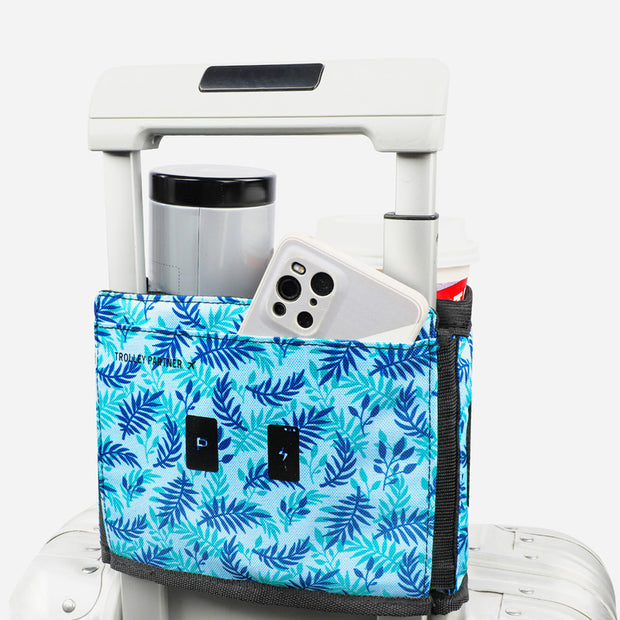 riemot Luggage Travel Cup Holder Perfect Gifts for Frequent Travelers(Hawaii blue)